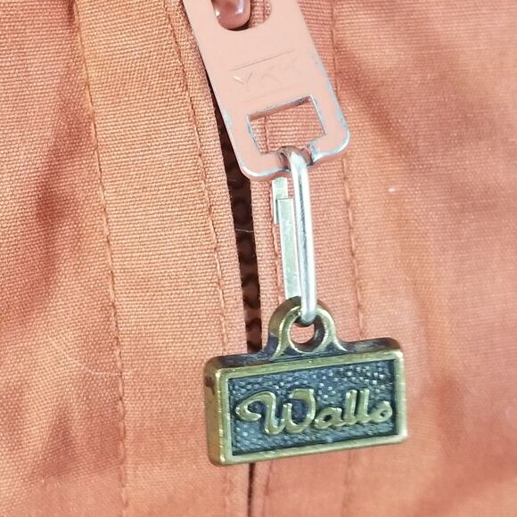 Walls blizzard-pruf puffer vest men’s xl extra large Rust orange vintage USA - Picture 5 of 12